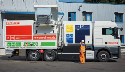 Abfalltransport Werkstattabfälle